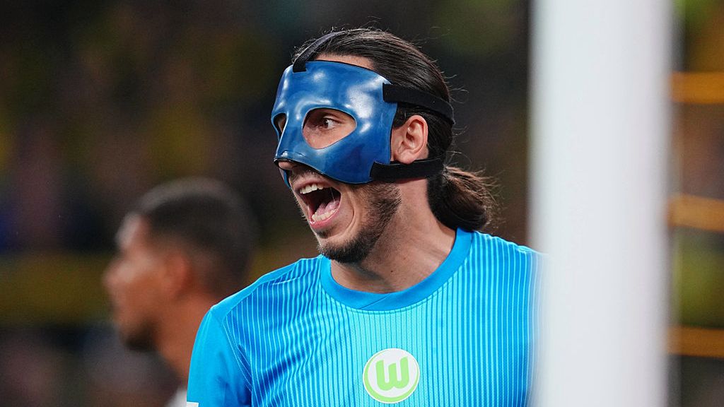 Getty Images / Ulrik Pedersen/NurPhoto / Kamil Grabara w meczu Wolfburga w Bundeslidze