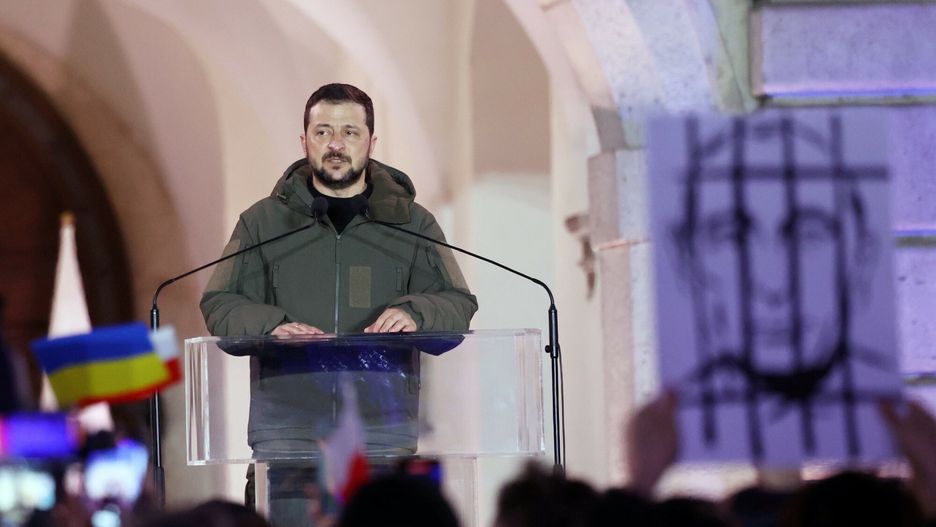 Przemówienie Wołodymira Zełenskiego podczas wizyty w Polsce
