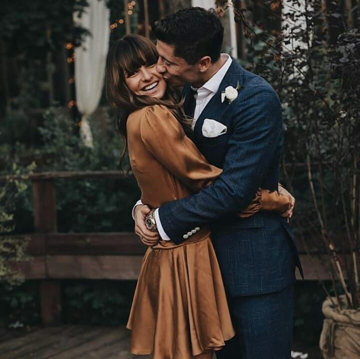 Anna i Robert Lewandowscy składają świąteczne życzenia