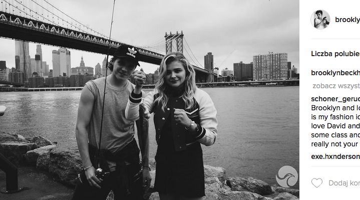 Brooklyn Beckham i Chloe Moretz fotki