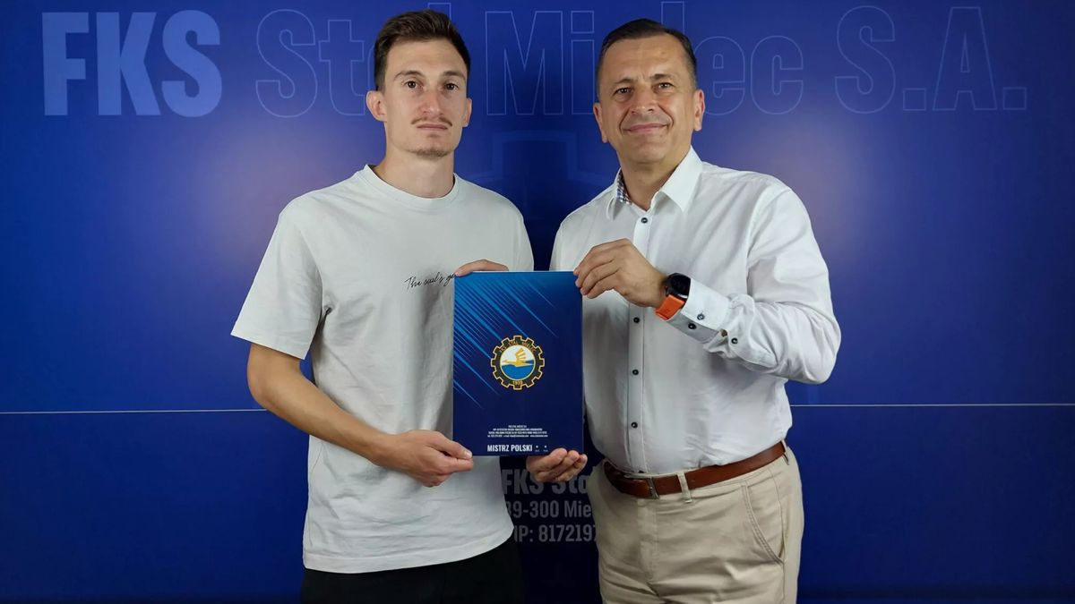 Materiały prasowe / Stal Mielec / Na zdjęciu: Matija Kavcić