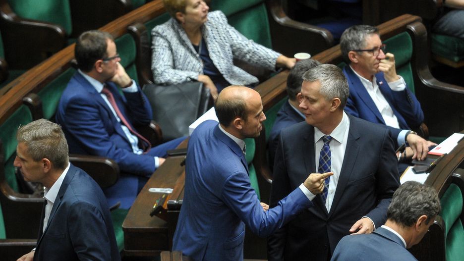 Borys Budka i Tomasz Siemoniak, główni kandydaci w wyborach na szefa PO.