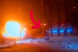 Eksplozje we Lwowie. Dron uderzył tuż przy pomniku Bandery