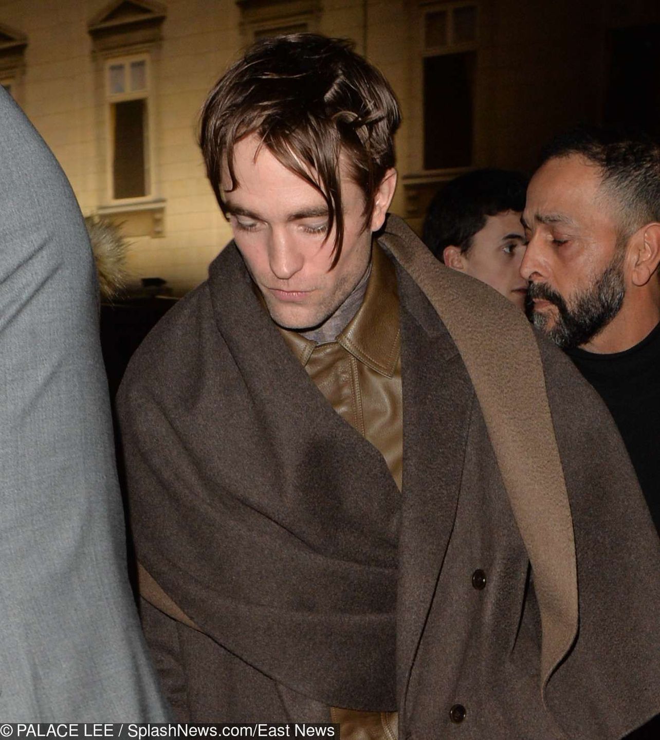 Robert Pattinson na pokazie Christiana Diora