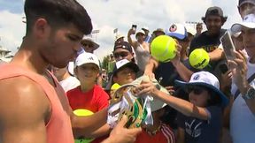 #dziejesiewsporcie Kibic zaskoczył Alcaraza. Takiego prezentu się nie spodziewał!