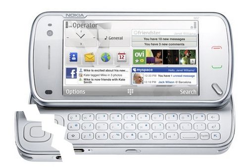 Nokia N97 Mini pomniejszona o D-pada