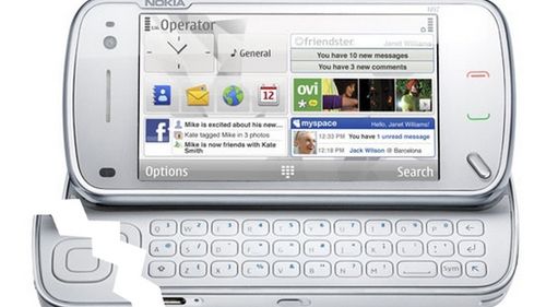 Nokia N97 Mini pomniejszona o D-pada 1