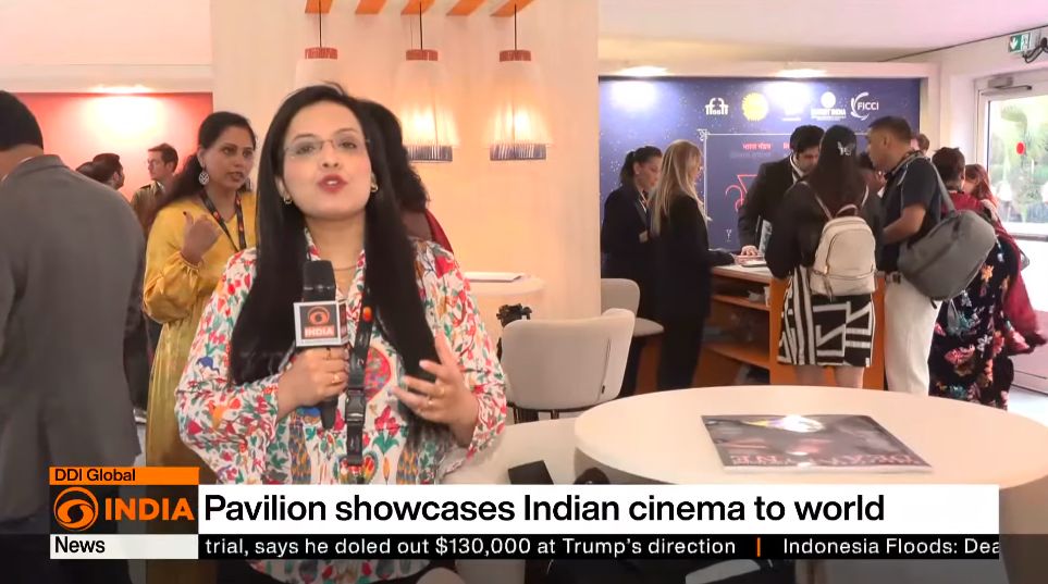 Bharat Pavilion w relacji publicznego nadawcy w Indiach