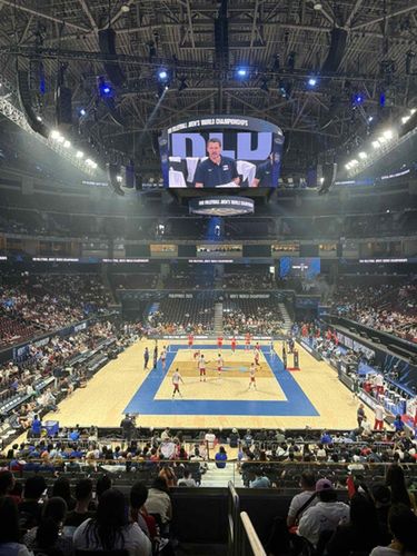 Trybuny podczas meczu Polaków (fot. Arkadiusz Dudziak)