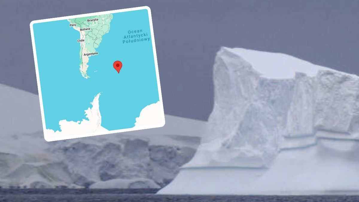 Fragment góry lodowej dryfuje po oceanie. Wpływ na ekosystem