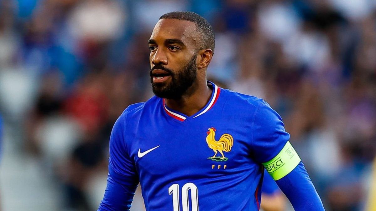 Twitter / Alexandre Lacazette w barwach reprezentacji Francji