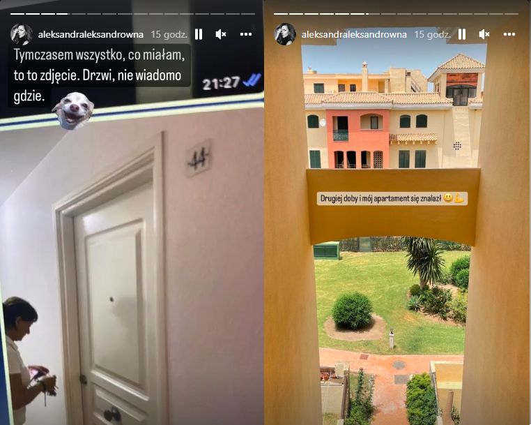Aleksandra Kwaśniewska pokazała, jak bawi się na weselu znajomych. Była też na plaży 