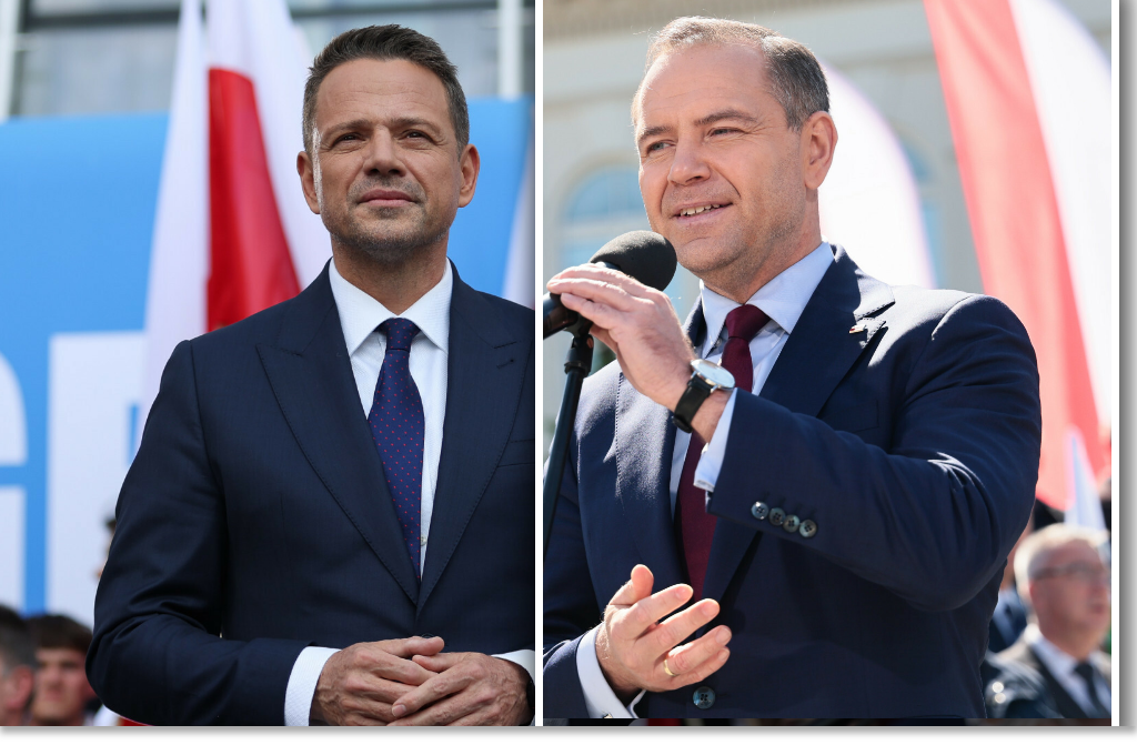 Rafał Trzaskowski i Karol Nawrocki