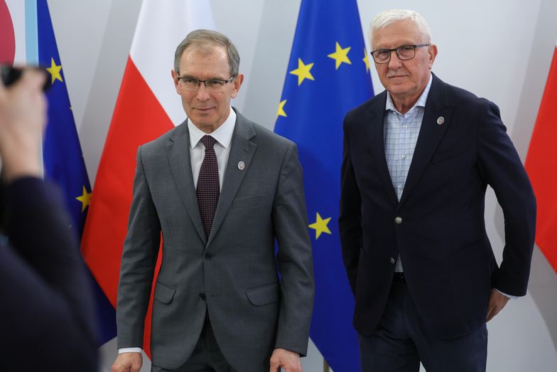 Senatorowie Zygmunt Frankiewicz i  Wadim Tyszkiewicz 

