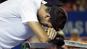 Juan Martin del Potro ma nadgarstek w szynie. Sobotni mecz z Rogerem Federerem pod znakiem zapytania