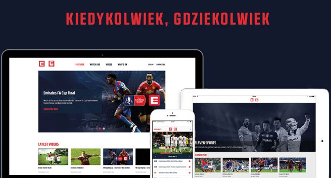 Eleven Sports Network uruchomił polski serwis internetowy z płatnymi transmisjami