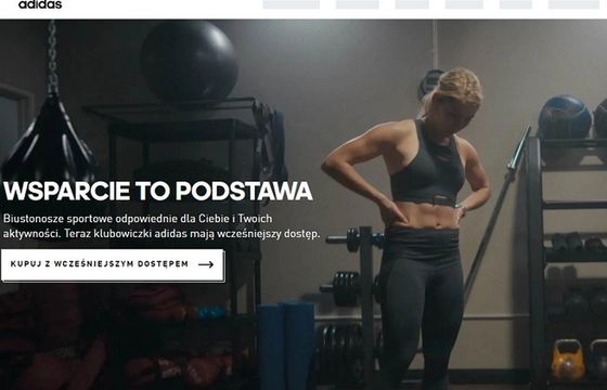 Nagie piersi na stronie adidasa promowały inkluzywne biustonosze, ale już zniknęły