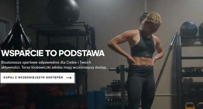 Nagie piersi na stronie adidasa promowały inkluzywne biustonosze, ale już zniknęły