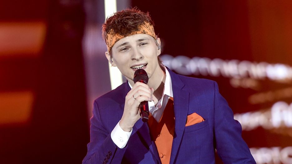 Adam Stachowiak na festiwalu w Opolu, 2020 r.