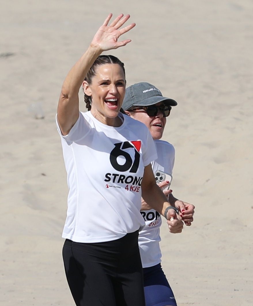 Jennifer Garner na biegu charytatywnym