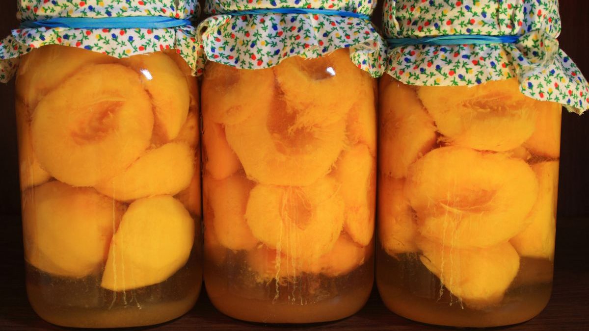 Kompot z brzoskwini- Pyszności