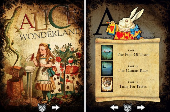 Alicja w Krainie Czarów na iPadzie [wideo]
