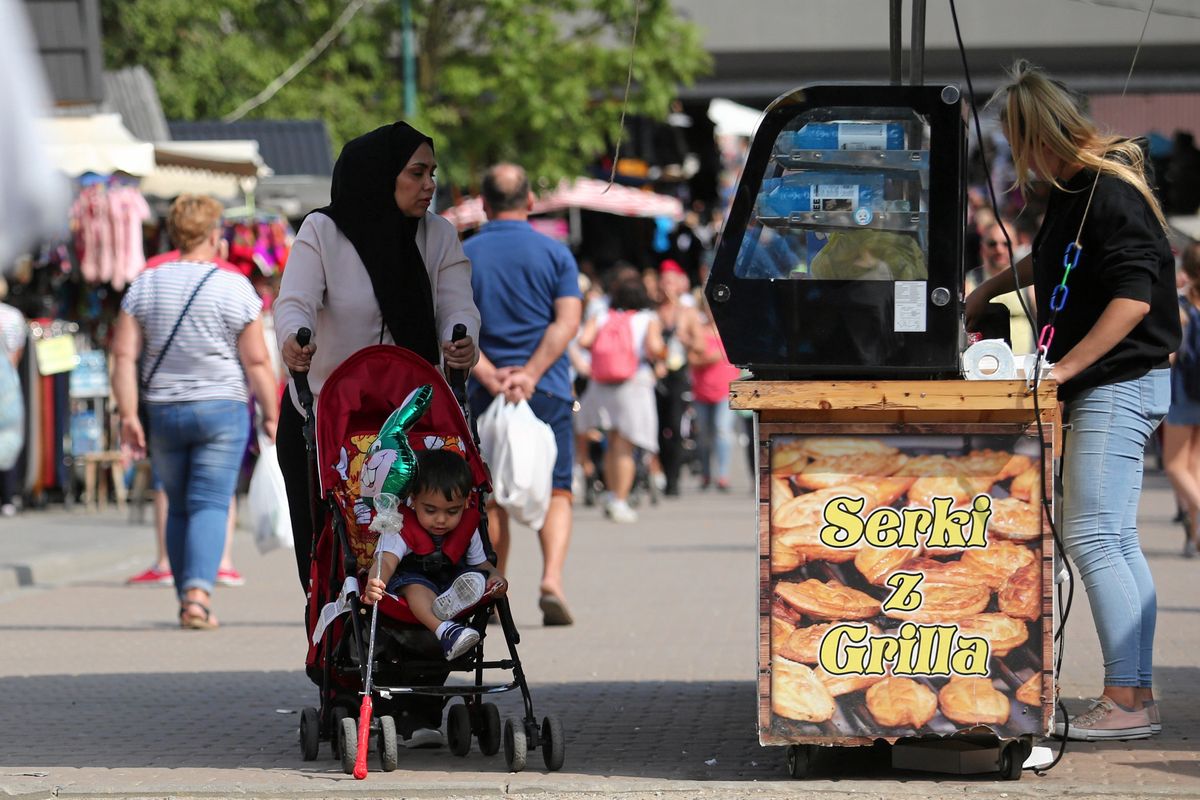 Arabscy turyści na Krupówkach