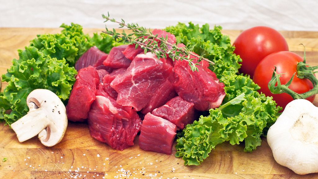 Surowa łopatka wołowa (mięso i tłuszcz, II klasa mięsa)