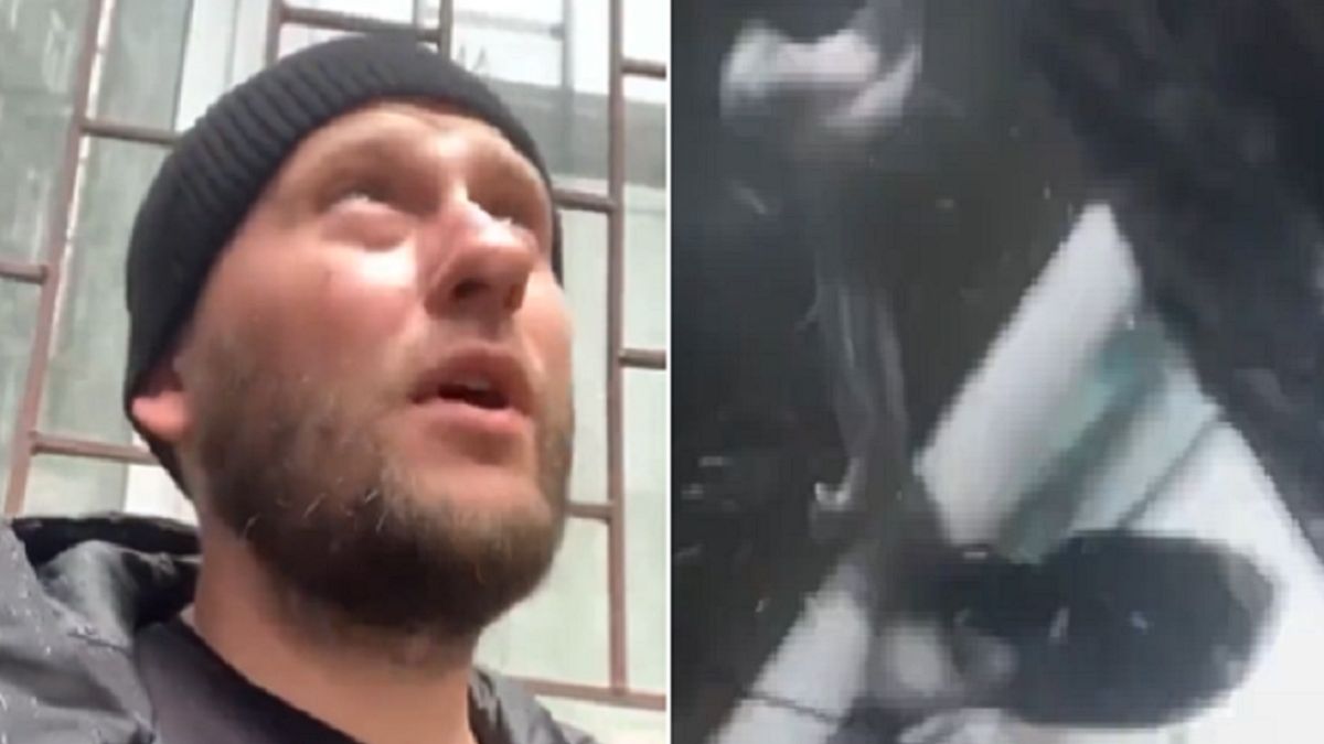 Pocisk uderzył w budynek, pod którym stał wolontariusz 