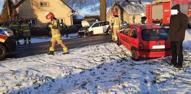Wypadek w miejscowości Studźce