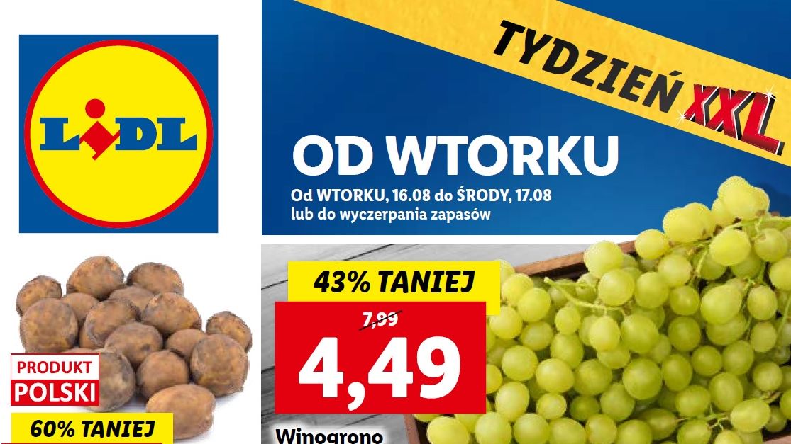 Lidl gazetka od 16.08 22 - wtorku 16 sierpnia