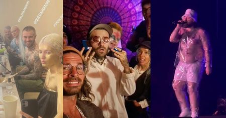 WIDOWISKOWY koncert Quebonafide: Natalia Szroeder spuszczona z sufitu, Mata w makijażu clowna, Bedoes przebrany za "kondoma"... (ZDJĘCIA)