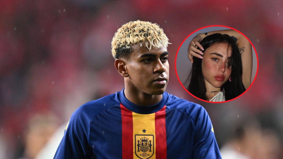 Getty Images / Mehmet Ali Ozcan/Anadolu via Getty Images/Instagram Nicki Nicole / Na dużym zdjęciu Lamine Yamal, na małym Nicki Nicole