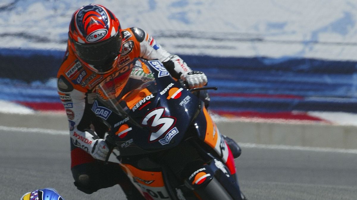 Materiały prasowe / Red Bull / Max Biaggi w barwach Repsol Honda Team