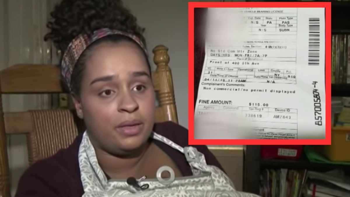 Kobieta dostała mandat