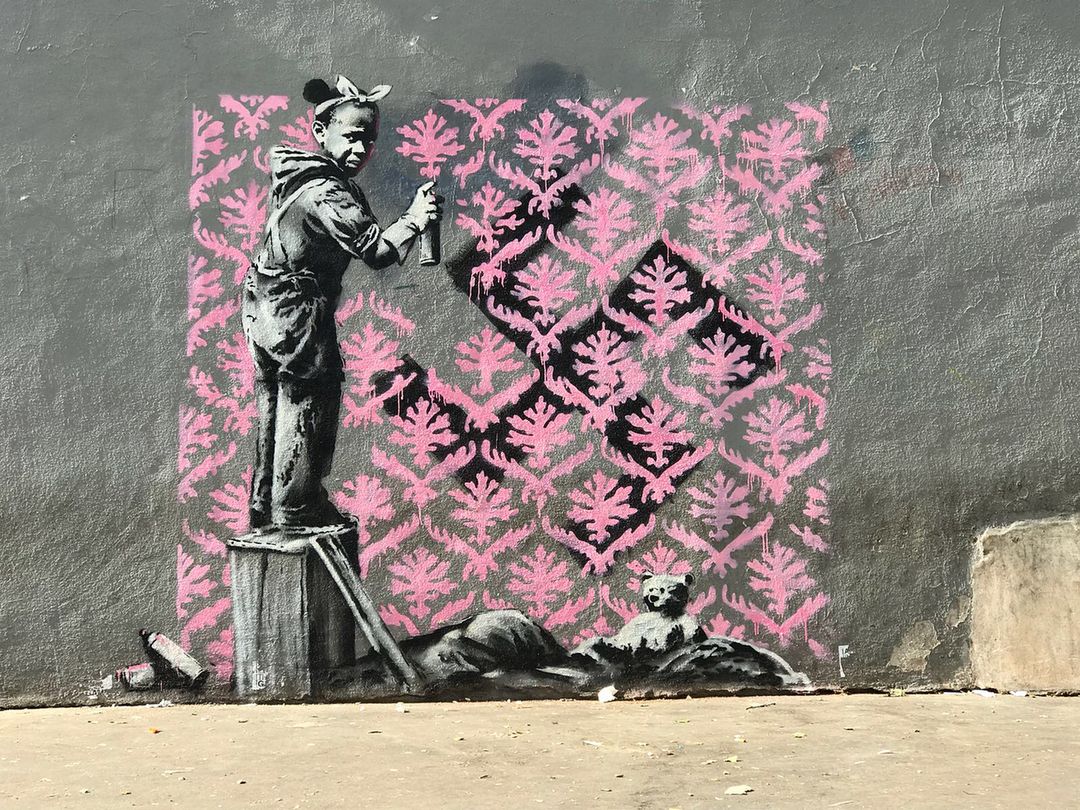 Banksy w Paryżu. Zrobił polityczne murale