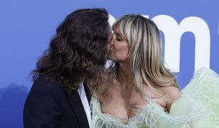 Całusy Heidi Klum z ukochanym w Cannes. Nie mogli się od siebie odkleić
