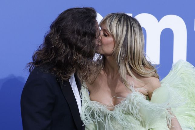 Tom Kaulitz i Heidi Klum w Cannes