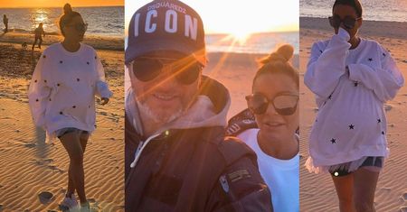 Majdany chwalą się zdjęciami znad morza. Ewa Minge komplementuje: "Najlepsze nogi w showbizie. BRZUCHA NIE ZAŁOŻYŁAŚ?" (FOTO)