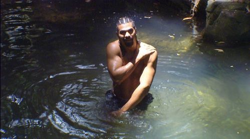 David Haye w reality show "I'm a Celebrity ... Get Me Out of Here" (foto: huffingtonpost.co.uk)