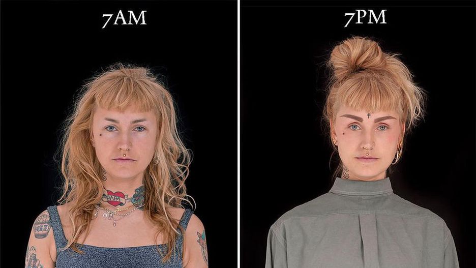 Fotografowała ludzi rano i wieczorem