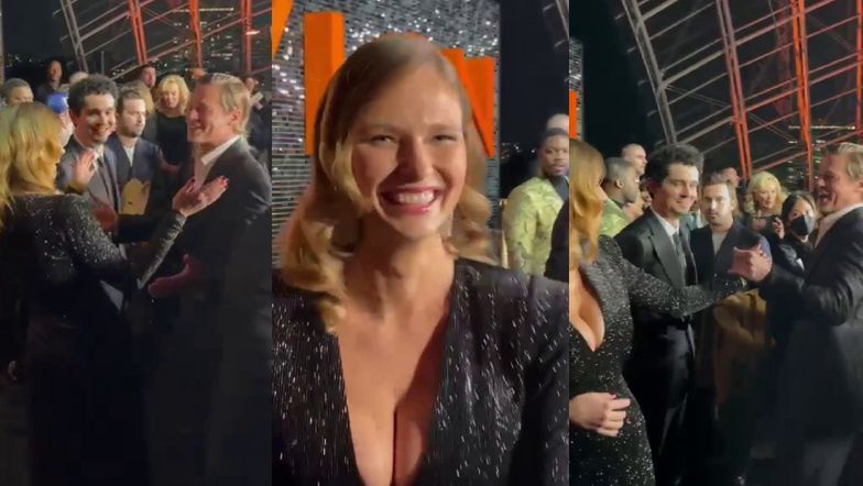 Karolina Szymczak czaruje Brada Pitta na premierze w Hollywood (ZDJĘCIA)