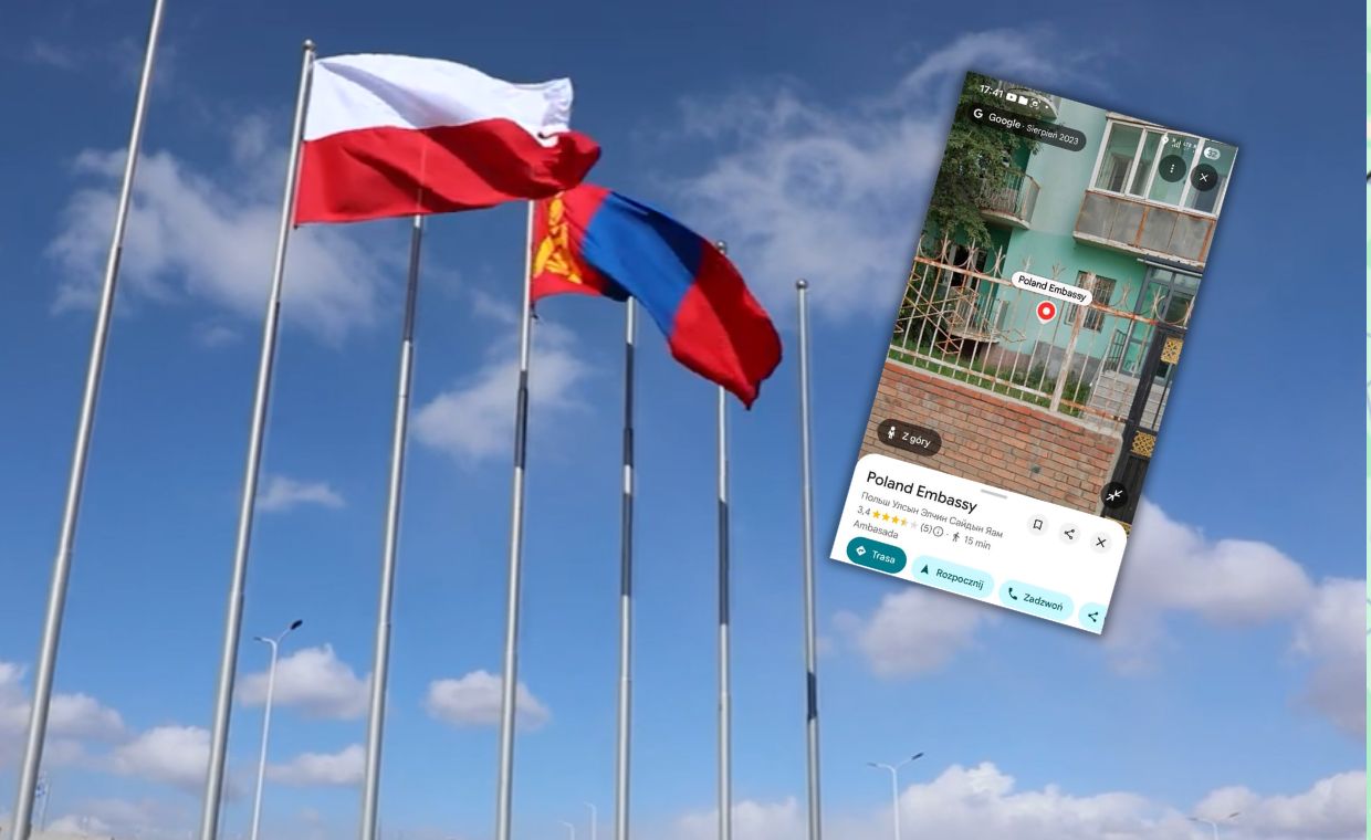 Ambasada RP w Ułan Bator na mapach Google to salon paznokci – absurdalny błąd kompromitujący Polskę