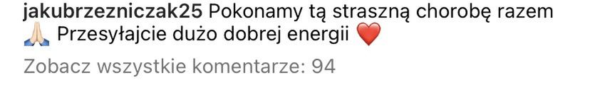 Jakub Rzeźniczak o nowotworze syna 