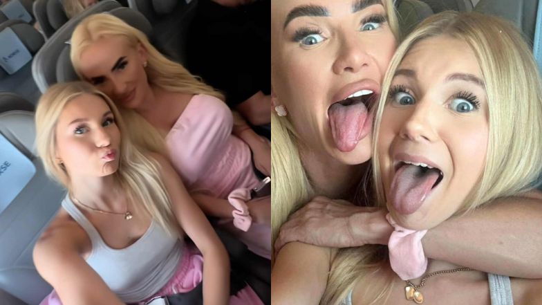 Izabela Macudzińska pozuje z 17-letnią córką