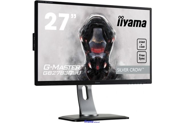 Monitor dla graczy marki Iiyama wyświetla obraz w częstotliwości  2560 x 1440 px