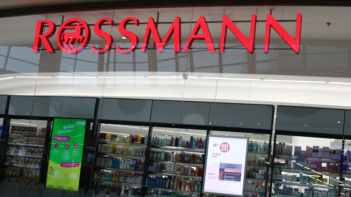 Rossmann store is seen on a shopping mall in Krakow, Poland on October 2, 2024. (Photo by Jakub Porzycki/NurPhoto via Getty Images)