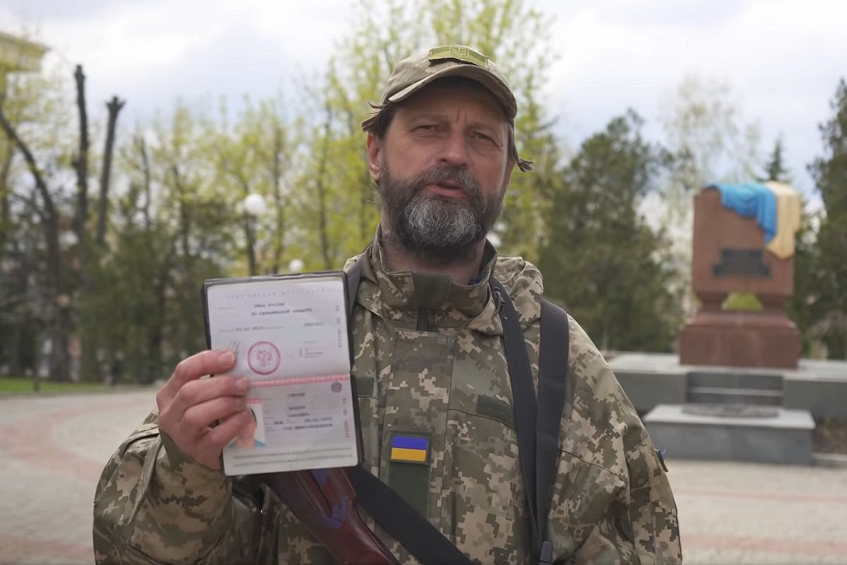 Rosjanin walczy po stronie ukraińskiej. Zwraca się do swoich rodaków