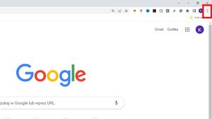 Google Chrome: menu więcej