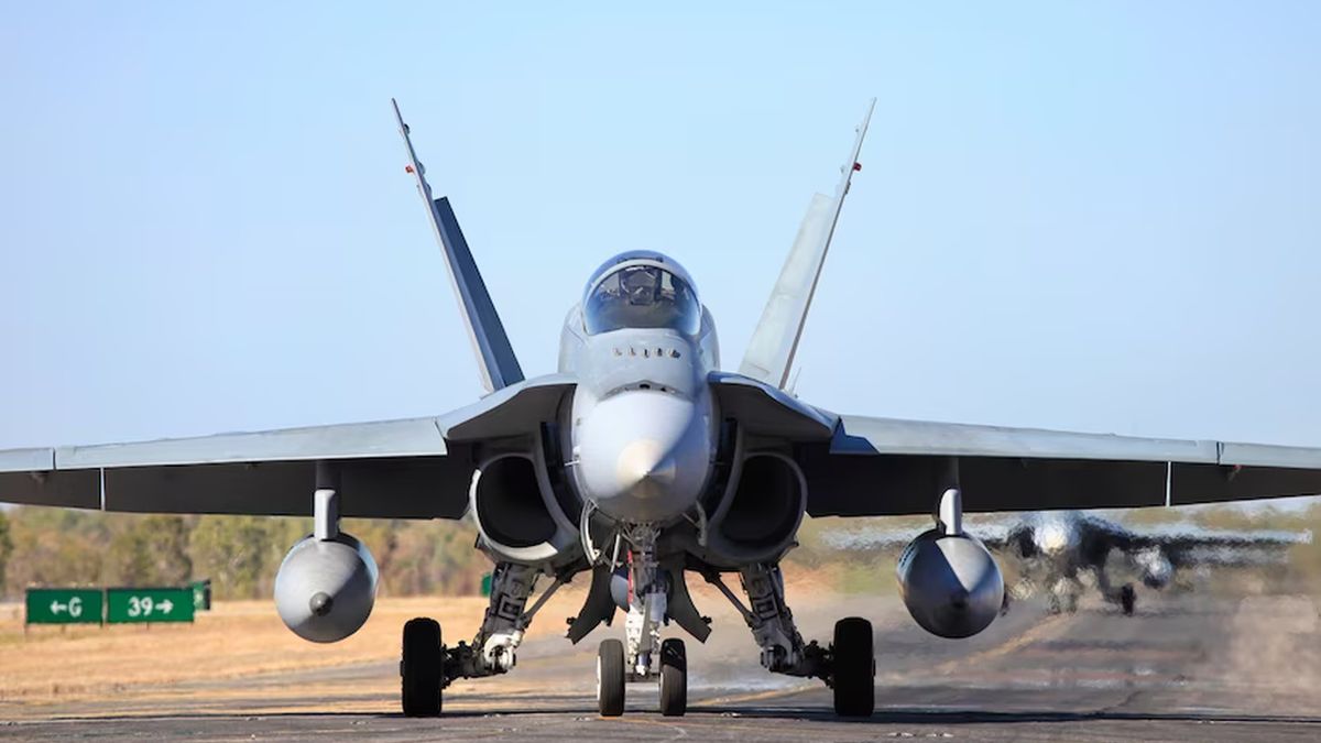Australijski myśliwiec F/A-18 Hornet